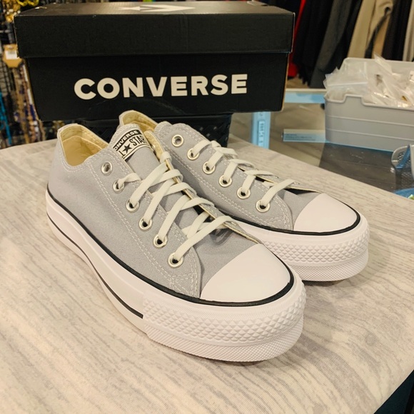 womens converse chuck taylor all star lo platform sneaker